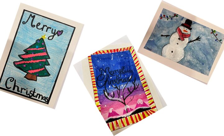 Image of More fabulous Christmas Cards at Whytrig Middle School