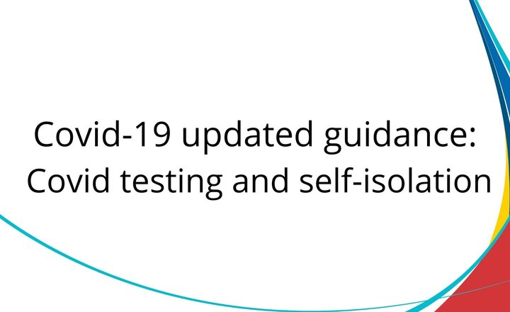 Image of Covid-19 Testing and Self-Isolation Guidance 