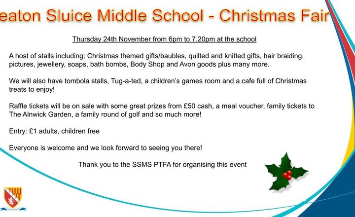 Image of SSMS - Christmas Fair - 24/11/22