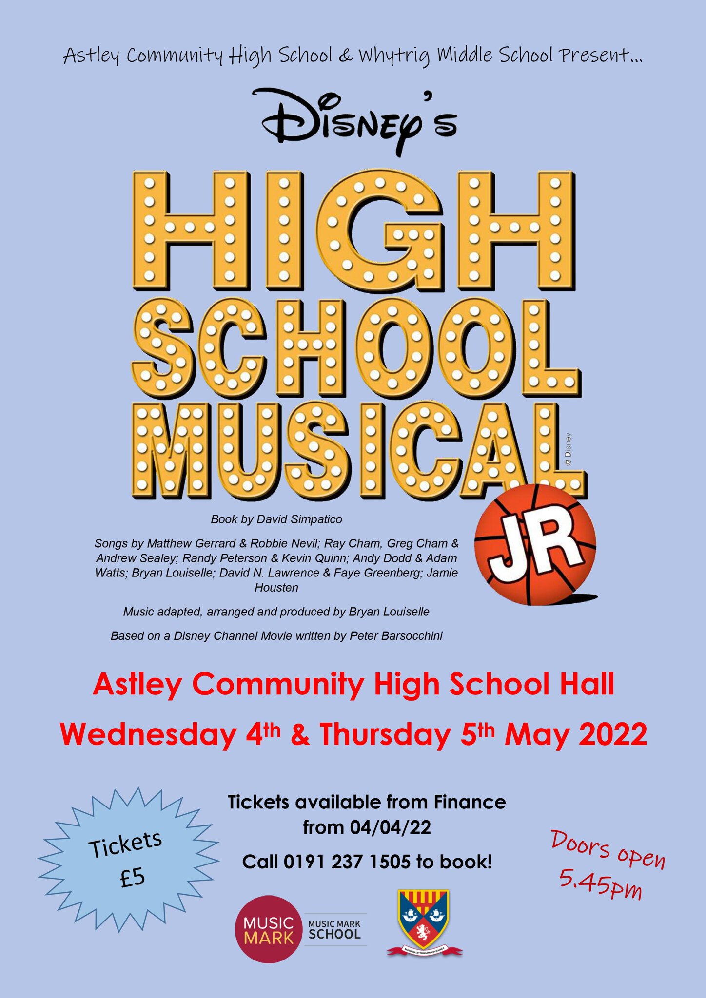 Image of Astley Community High School and Whytrig Middle School Present Disney's High School Musical