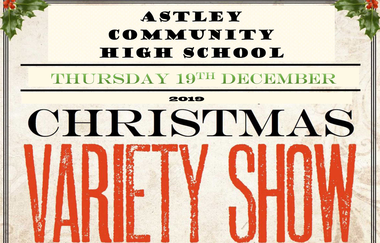 Image of SOLD OUT! Astley Christmas Variety Show