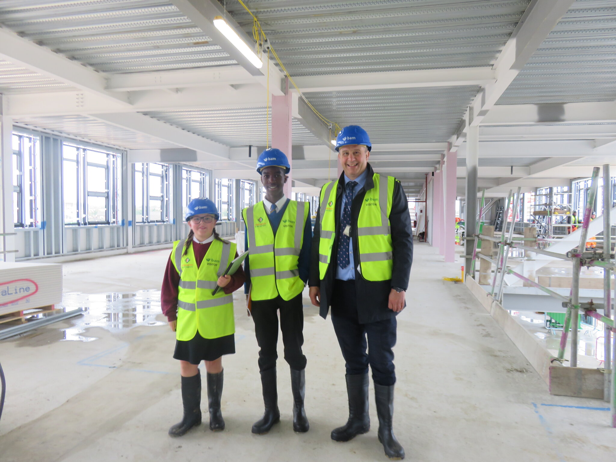 Image of New School Topping Out Ceremony