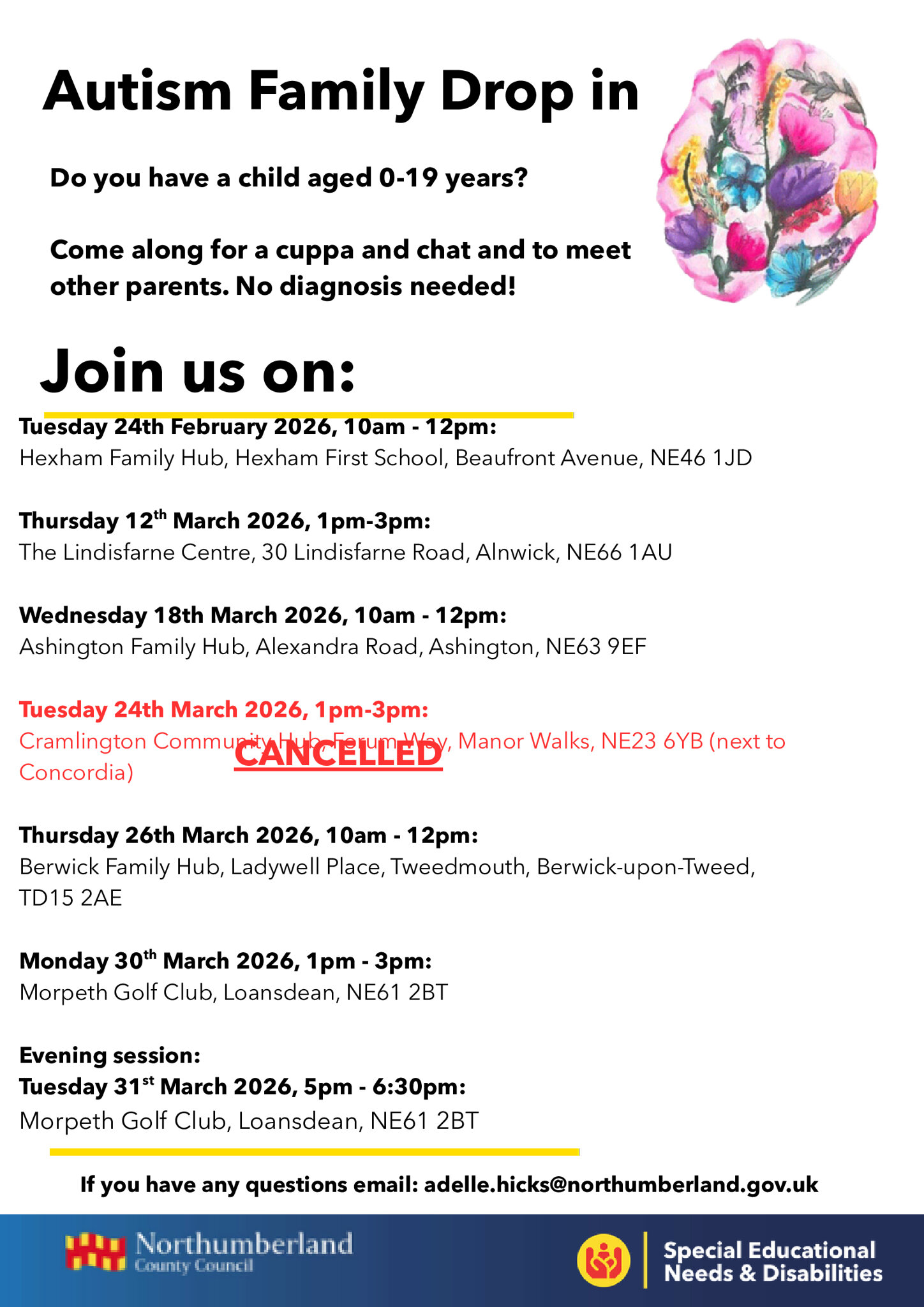 Image of Autism Family Drop in Sessions