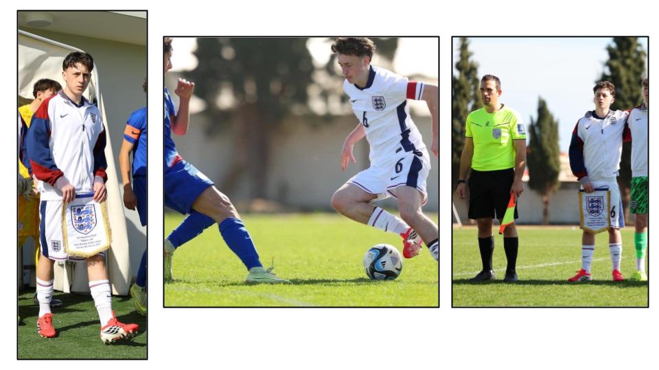 Image of Representing England U15's