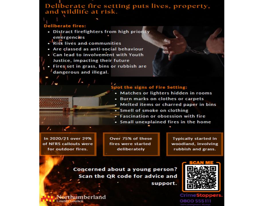Image of Northumberland Fire and Rescue Service Safety Warning