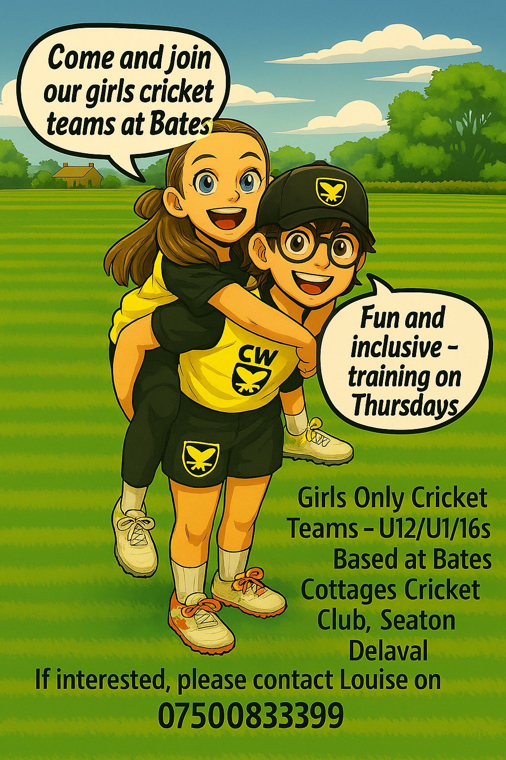 Image of Girls Cricket Training