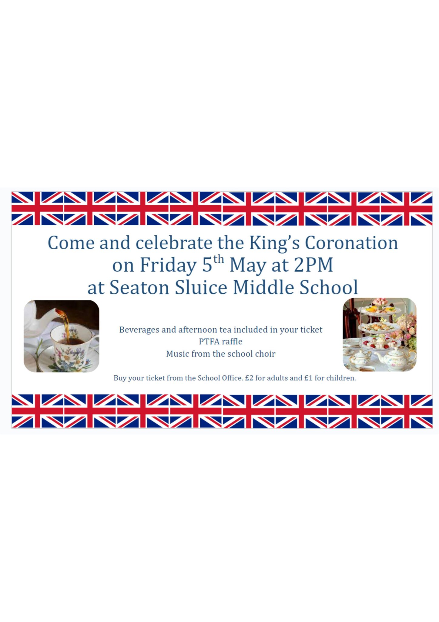 Image of King's Coronation Event at Seaton Sluice Middle School