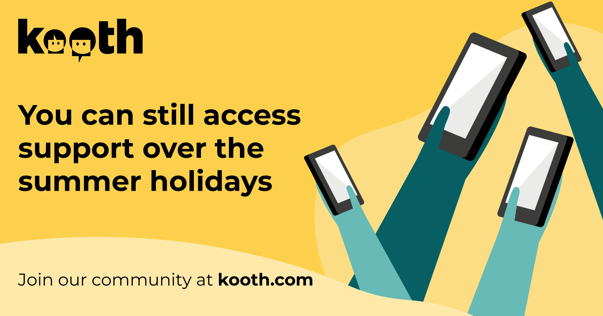 Image of Kooth Support During Summer Holidays