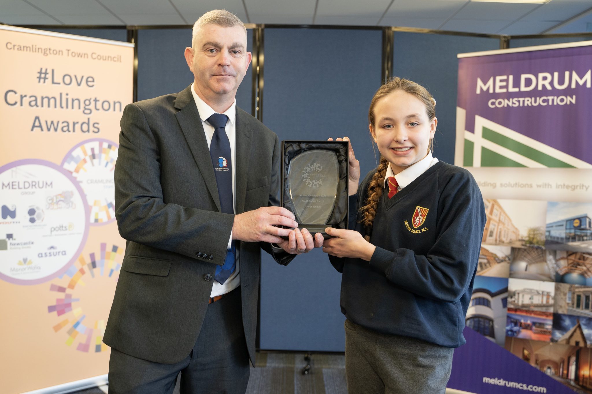 Image of SSMS Pupil wins an award at #Love Cramlington Awards 