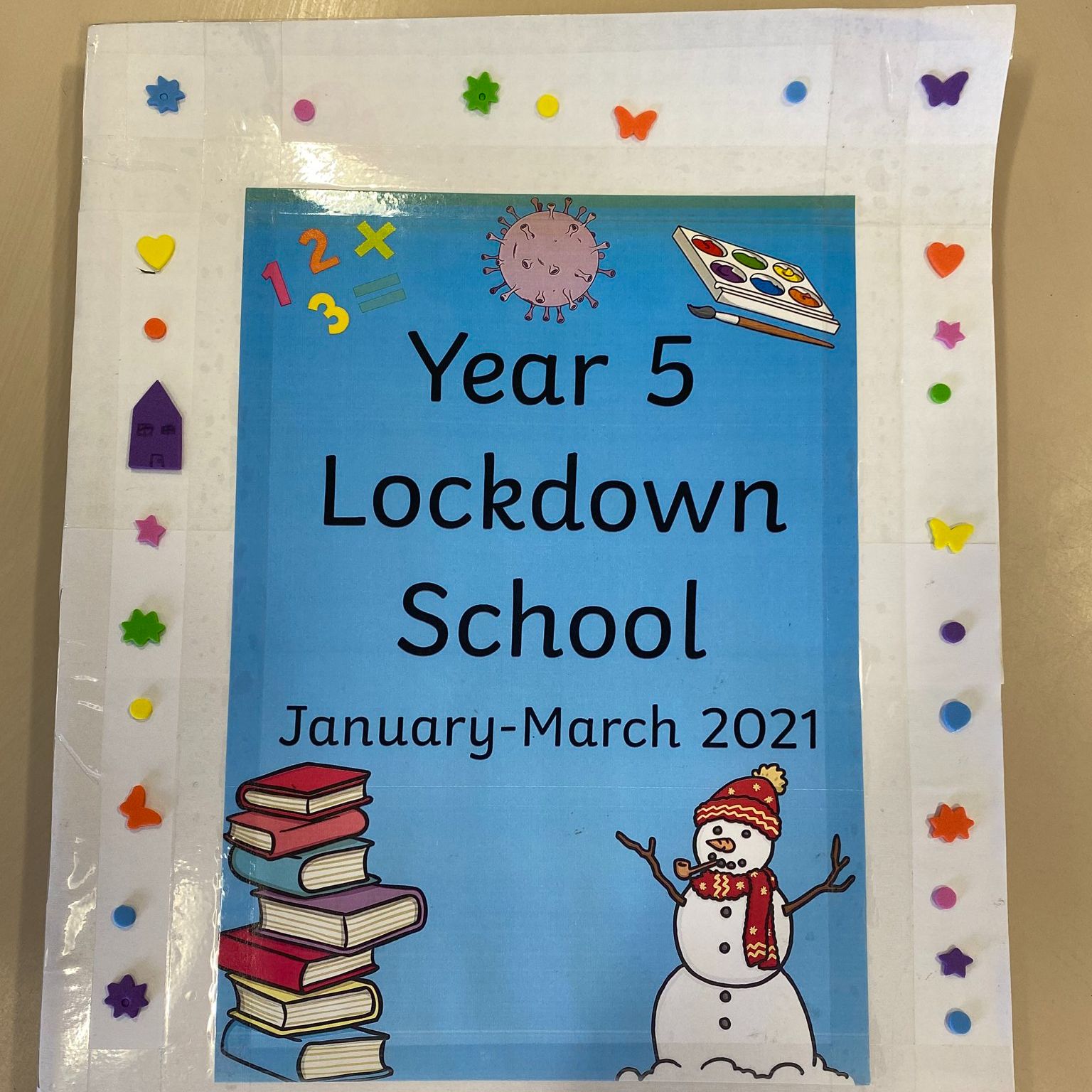 Image of WMS Lockdown Scrapbook