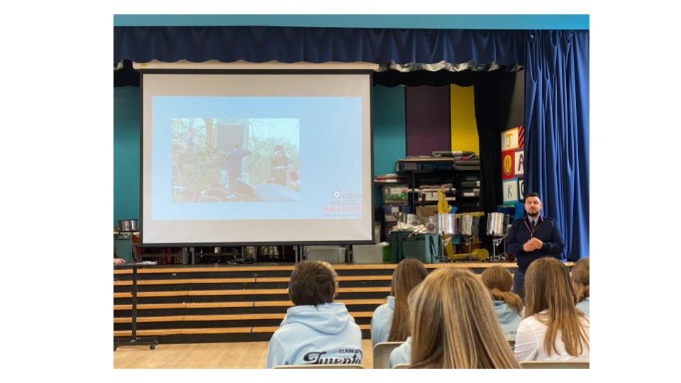 Image of RAF Air Cadets Visit