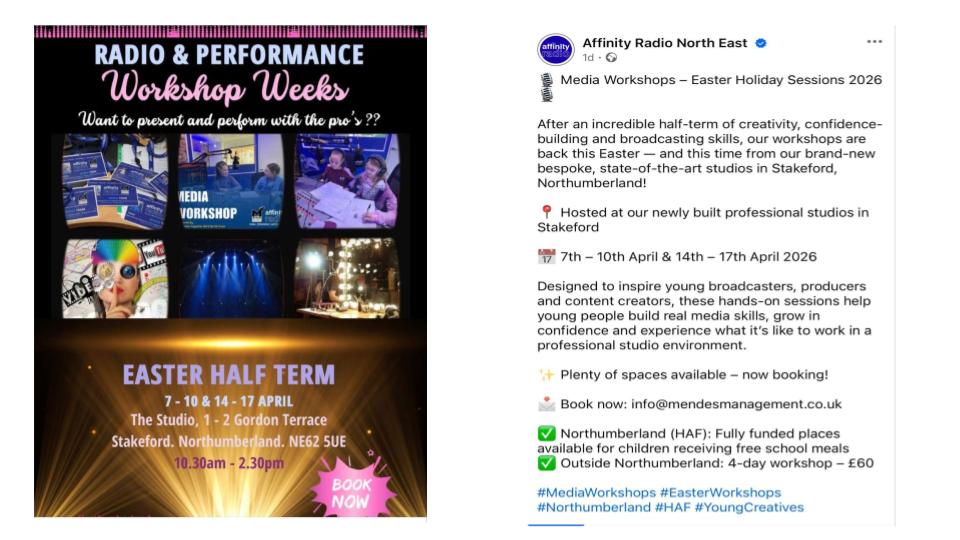 Image of Radio and Performance Workshops - Easter Holidays