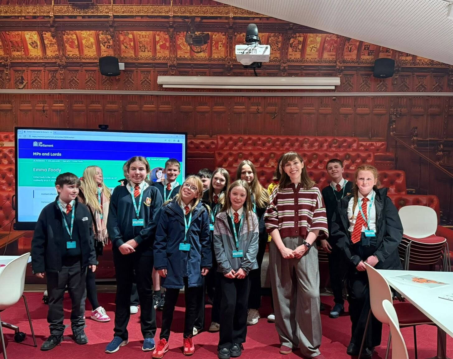 Image of Meeting our local MP in Parliament