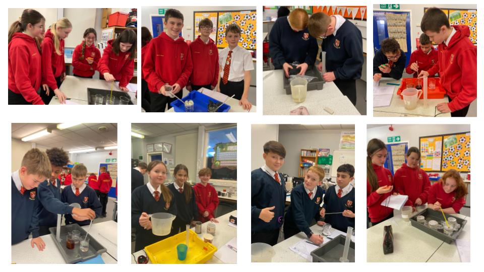 Image of Great work in Science for our Year 8 Pupils!