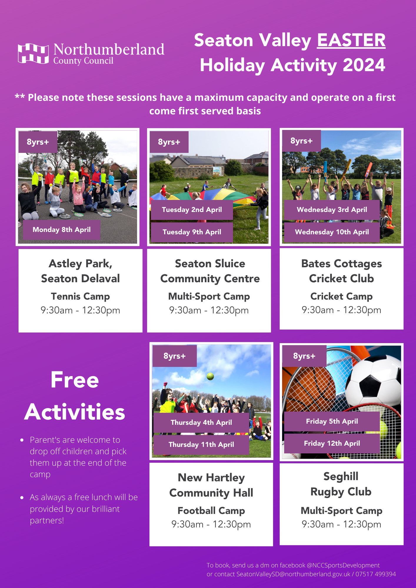 Image of Easter Holiday Activities in Seaton Valley - sign up and enjoy the fun!