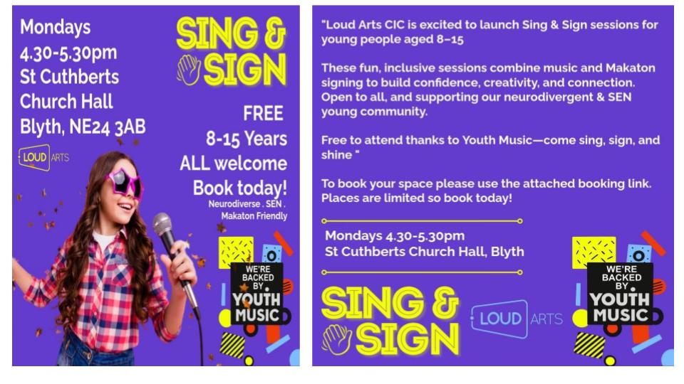 Image of SING & SIGN is a brand new, fully inclusive choir
