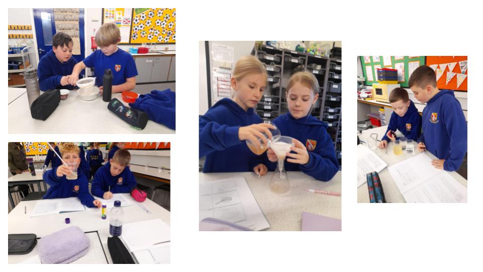 Image of Practical Science work in Year 5