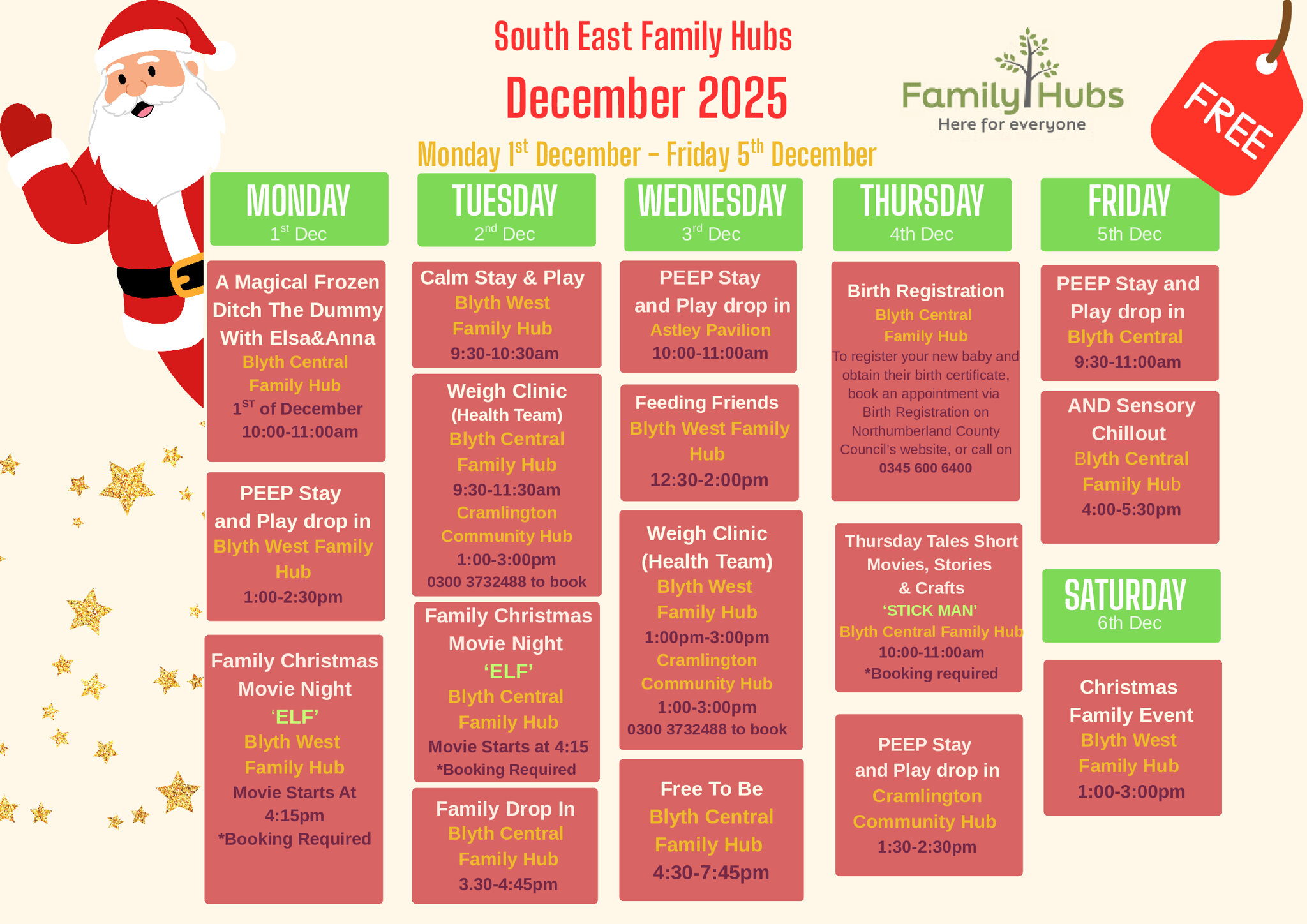 Image of South East Family Hubs - What's On