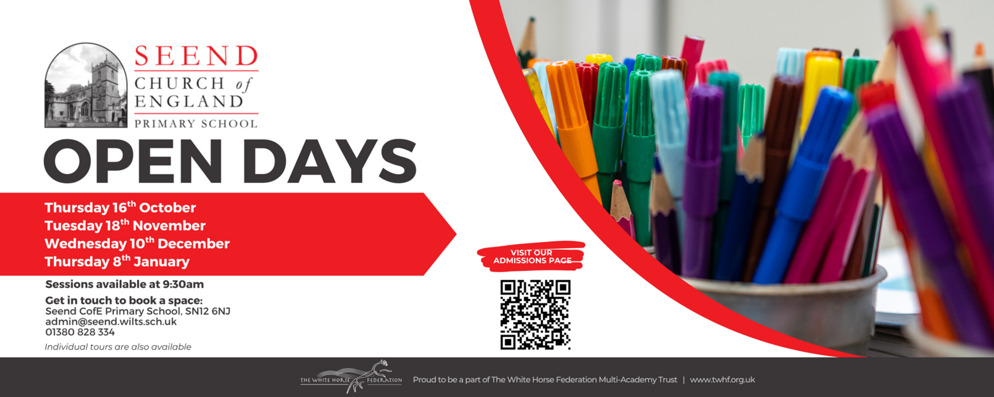 Seend open days, open events banner