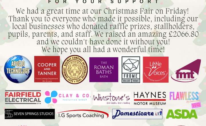 Image of Christmas Fair - Thank you!