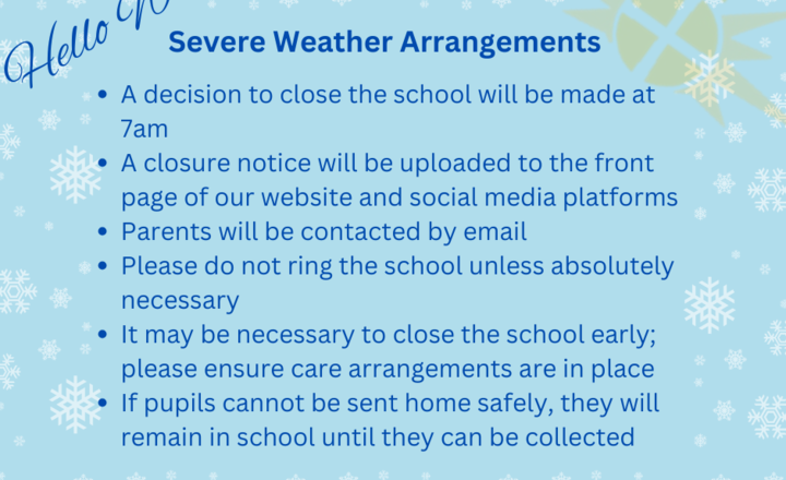 Image of Severe Weather Arrangements