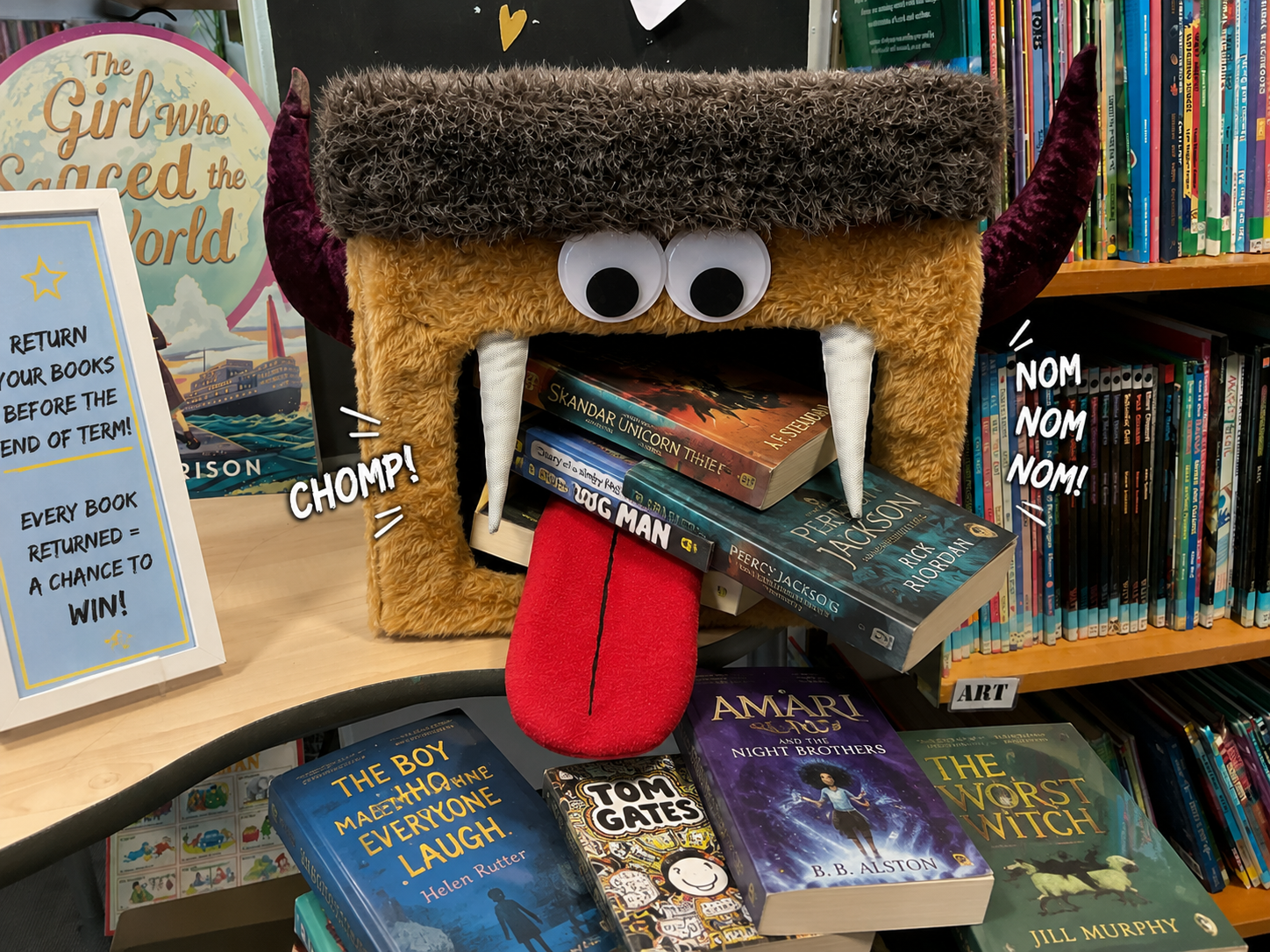 Image of Derek the Book Troll Needs Feeding!