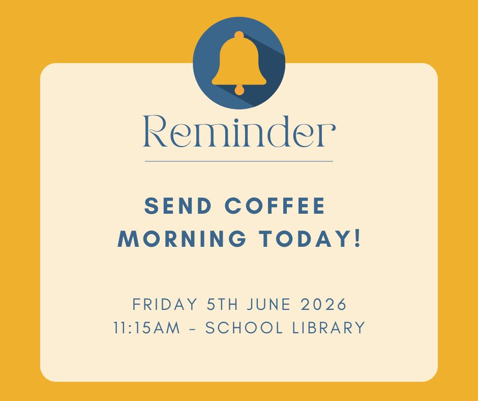 Image of Reminder: SEND Coffee Morning