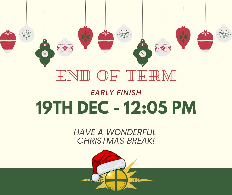Image of Early Finish for Christmas Holidays