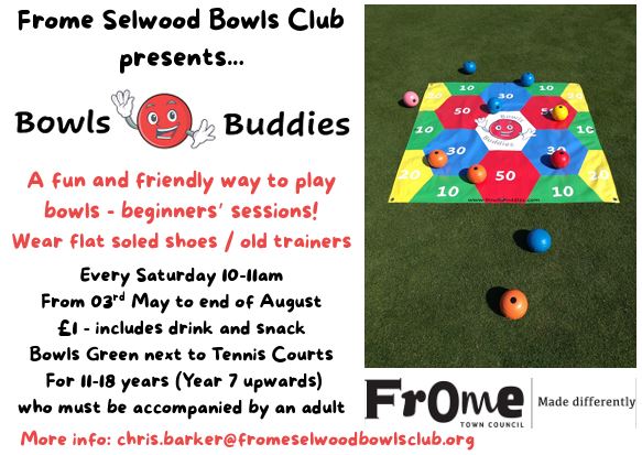 Image of Frome Selwood Bowls Club presents... Bowls Buddies