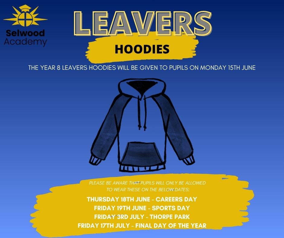 Image of Year 8 Leavers’ Hoodies