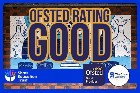 The Orme Academy Rated Good by Ofsted