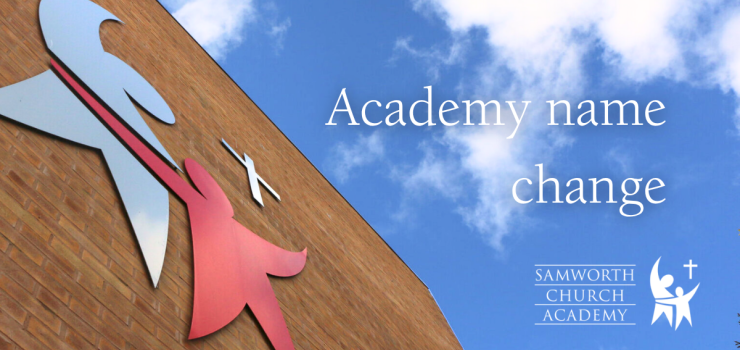 Image of Academy name change in September