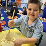 Image of Cheesecake making for Shavuot