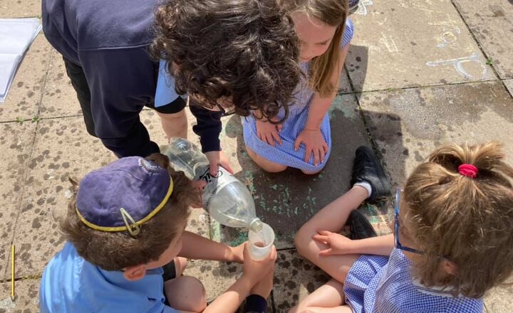 Image of Maths lesson in the sun
