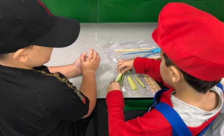 Image of Sushi making for Japan Day
