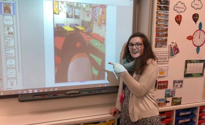 Image of Mystery penguin visits year 1 and leaves fishy clues…