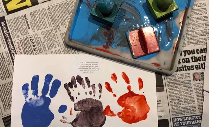 Image of Colour Mixing Investigation for Nursery