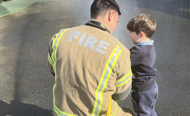 Image of Fire Brigade Visit Our Nursery Children 