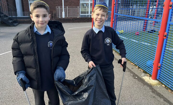 Image of Eco Council Hard at Work 