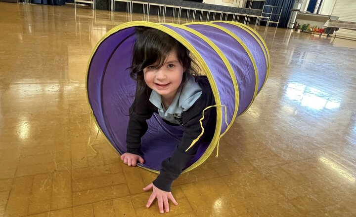 Image of Nursery Obstacle Course in PE