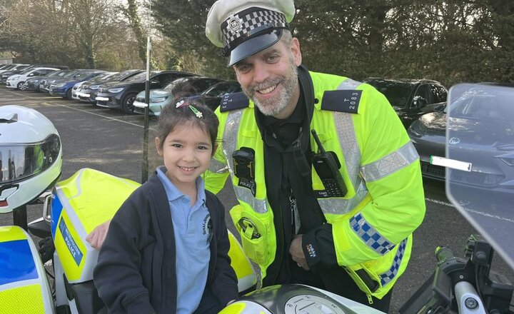 Image of People Who Help Us - Nursery get a special visitor