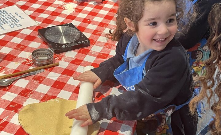 Image of Nursery get busy baking hamenstachen 