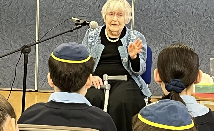 Image of Holocaust speaker tells her story to year 6
