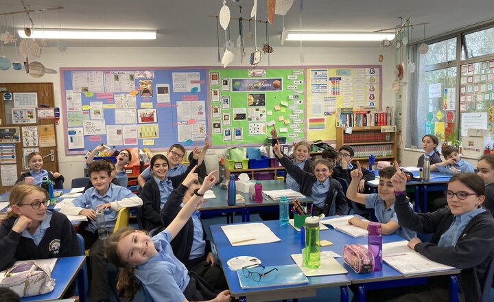 Image of Year 5 explore the solar system