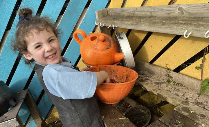 Image of Reception explore the Mud Kitchen