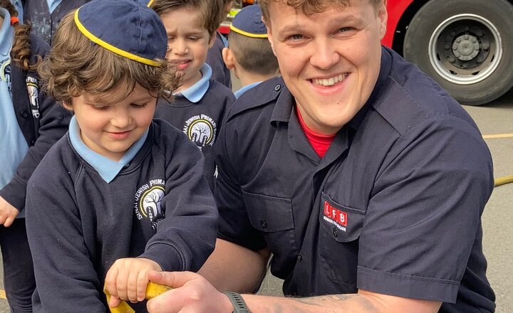 Image of Nursery Fire Engine Visit