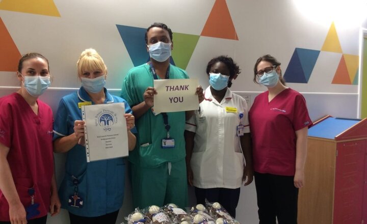 Image of Thank you from the Royal Free Hospital