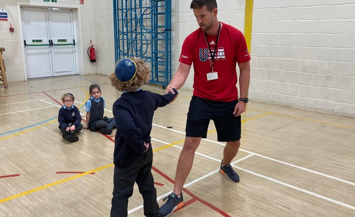 Image of Learning about balance in PE