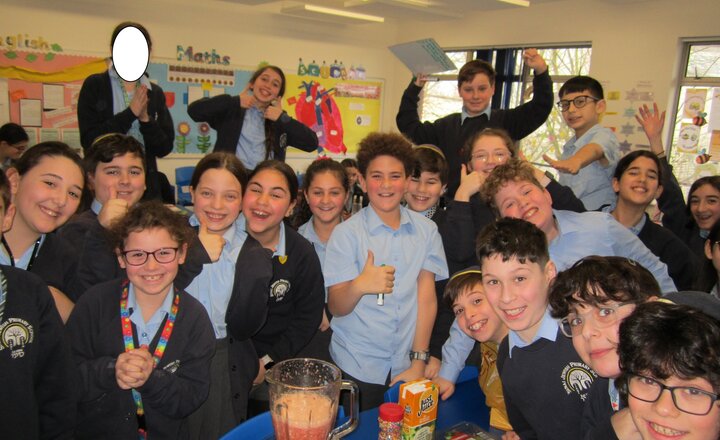 Image of Year 6 make 'blood'