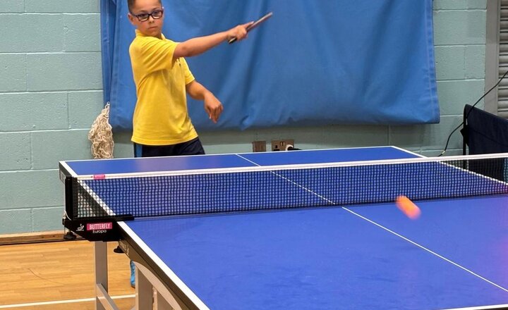 Image of Smashing time at table tennis finals